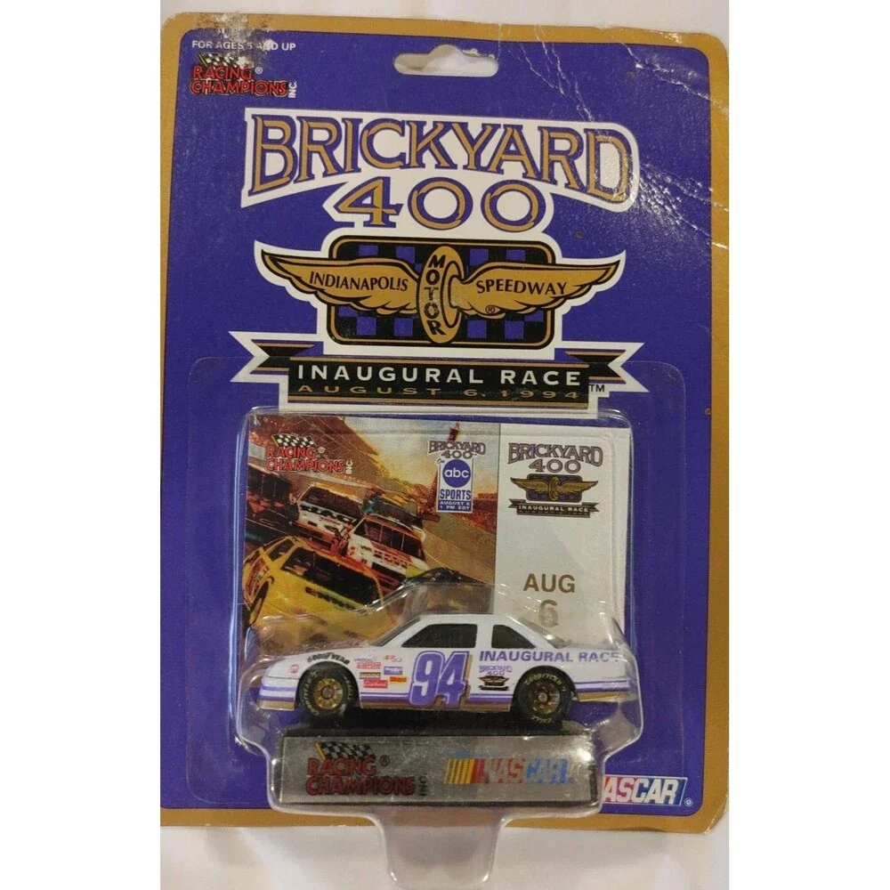 (2) Brickyard 400 Race Cars 1994 & 1998 Nascar 1:64 Diecast Cars Indianapolis